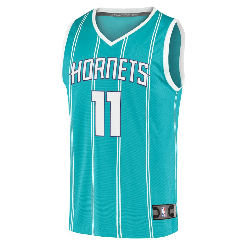 Fanatics - Cody Martin Charlotte Hornets Fast Break Replica Jersey - Icon Edition - Teal