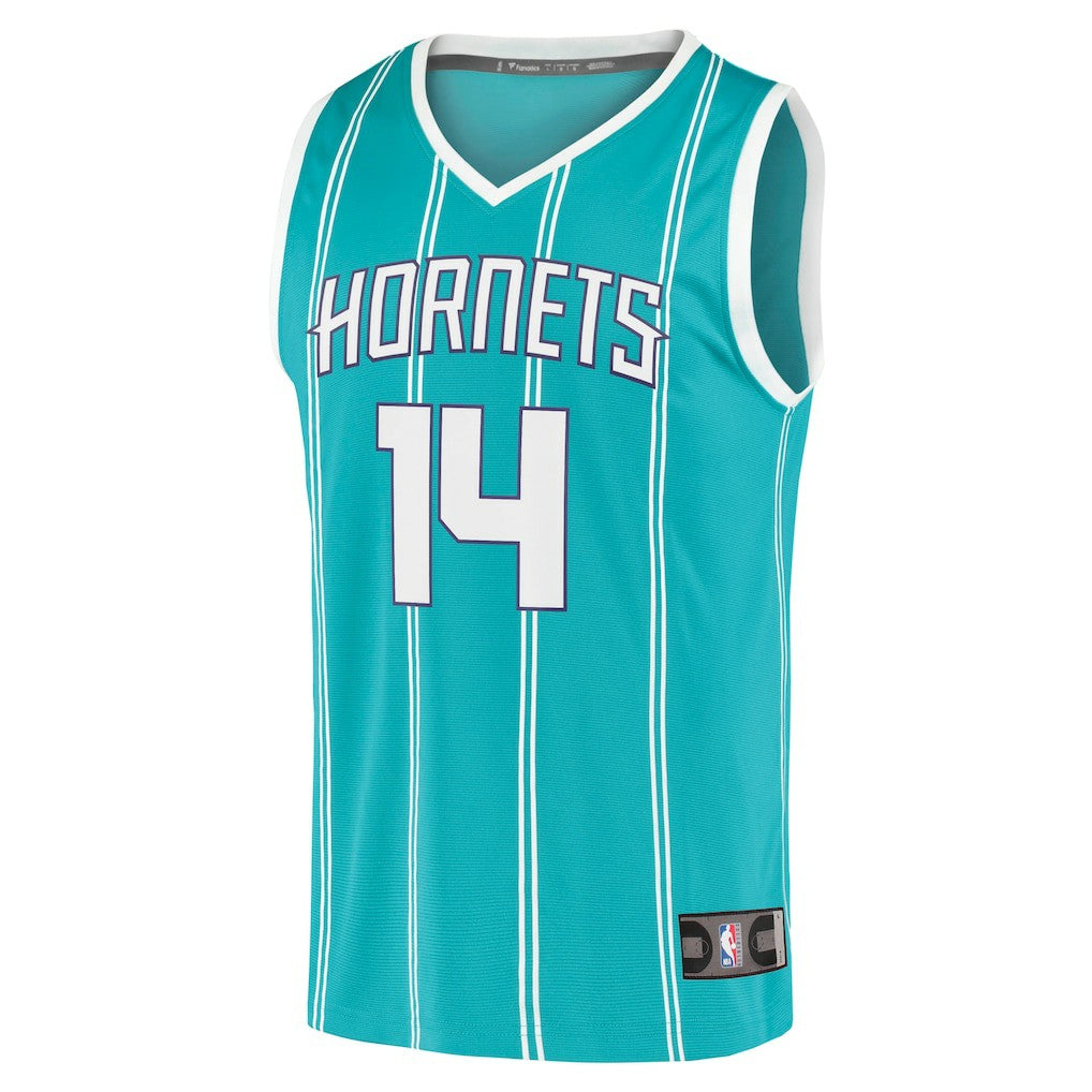 Nick Richards Charlotte Hornets Fast Break Replica Jersey - Icon Edition - Teal | NBA Jerseys