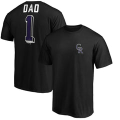 Colorado Rockies Number One Dad T-Shirt Clearance
