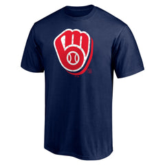 Milwaukee Brewers Red White and Team T-Shirt discount