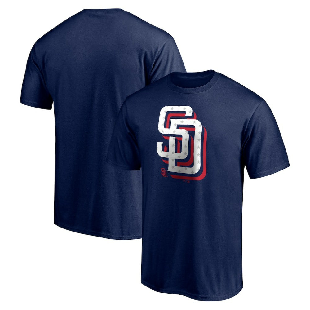 San Diego Padres Red White and Team T-Shirt On Sale