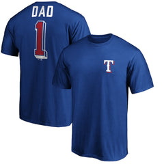 Texas Rangers Number One Dad T-Shirt for sale