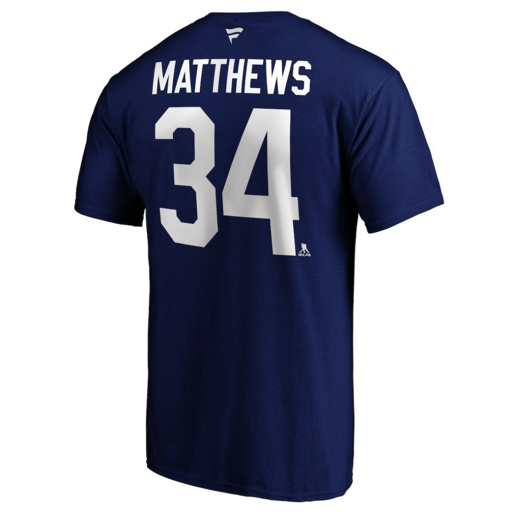 Auston Matthews Toronto Maple Leafs - Fanatics Big & Tall Name & Number T-Shirt Blue