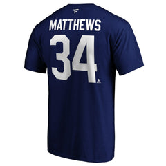 Auston Matthews Toronto Maple Leafs - Fanatics Big & Tall Name & Number T-Shirt Blue