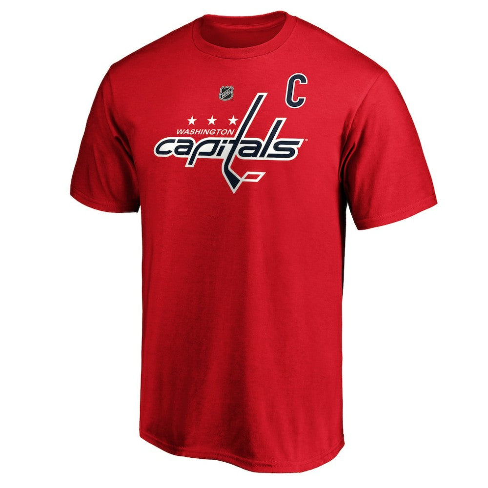 Alexander Ovechkin Washington Capitals Fanatics Big & Tall Captain Patch Name & Number T-Shirt Red