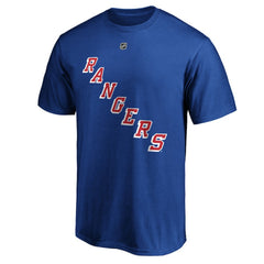 Mika Zibanejad New York Rangers Fanatics Big & Tall Name & Number T-Shirt Blue