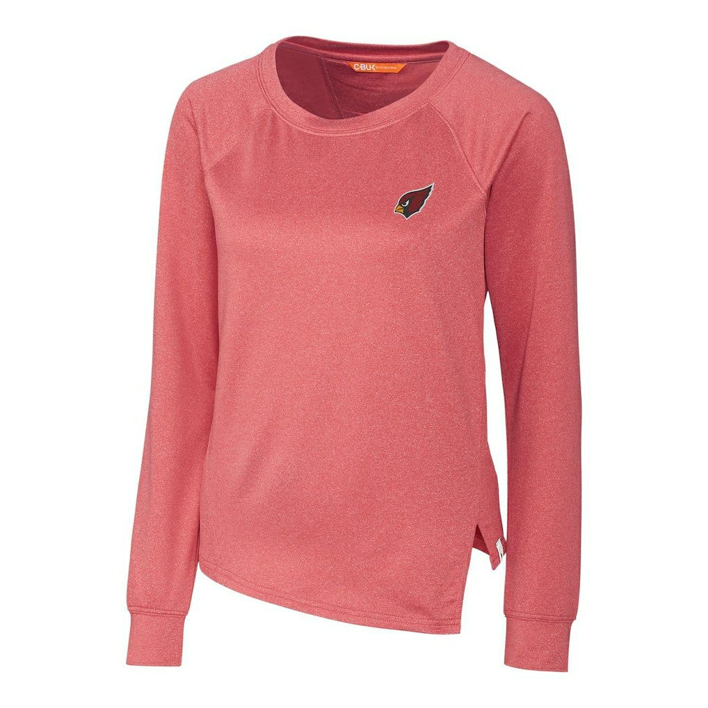 Arizona Cardinals Cutter & Buck Women's Jackson Pullover Sweatshirt Heathered Cardinal - NFL