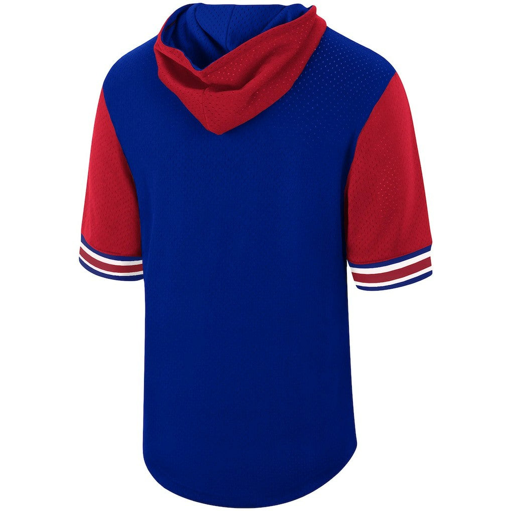 Mitchell & Ness - Philadelphia 76ers Hardwood Classics Buzzer Beater Mesh Pullover Hoodie - Royal