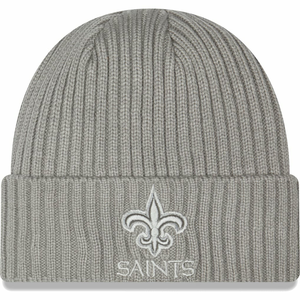 New Orleans Saints New Era Core Classic Cuffed Knit Hat Gray - NFL