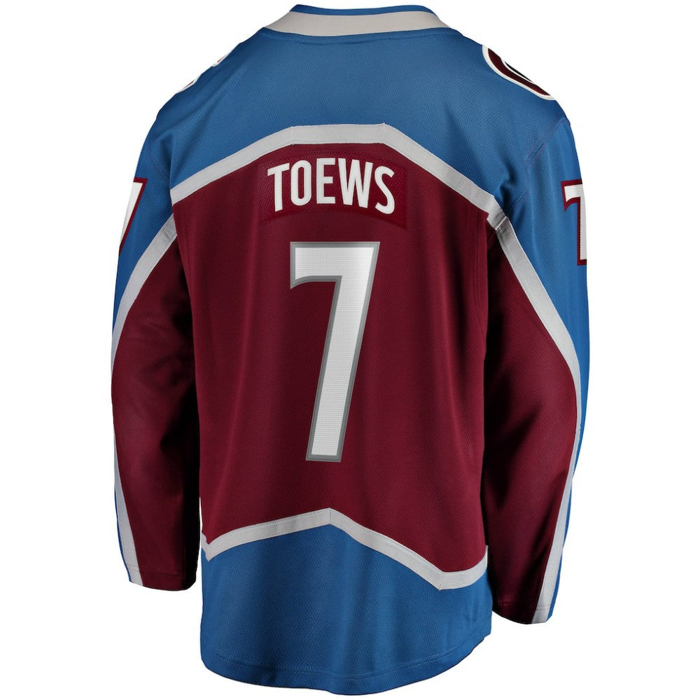 Devon Toews Colorado Avalanche - Fanatics Home Breakaway Player Jersey Burgundy