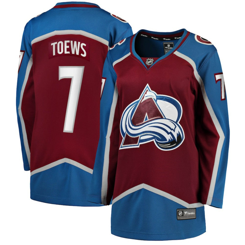 Devon Toews Colorado Avalanche - Fanatics Women's Home Breakaway Player Jersey Burgundy