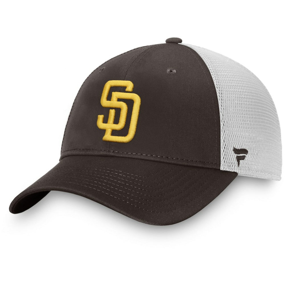 San Diego Padres Fanatics Team Core Unstructured Trucker Adjustable Hat Online