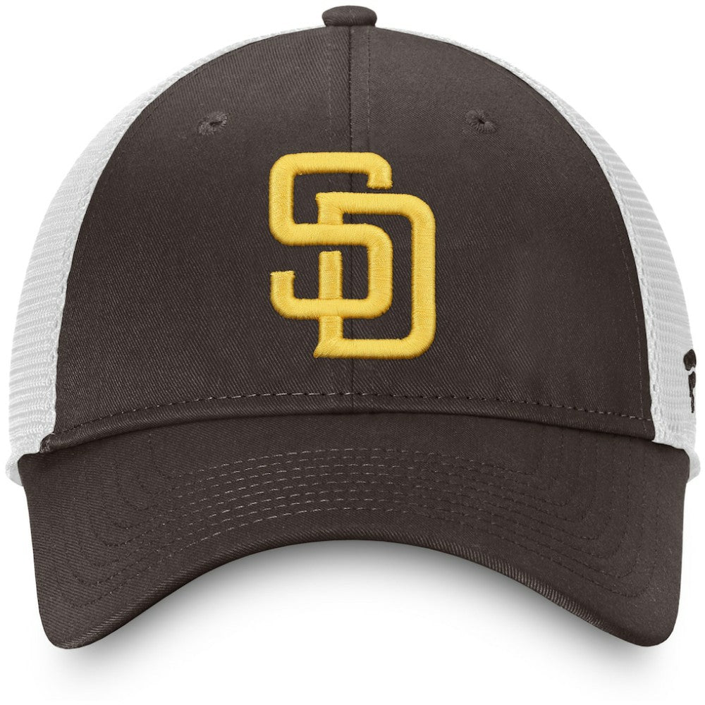 San Diego Padres Fanatics Team Core Unstructured Trucker Adjustable Hat Online
