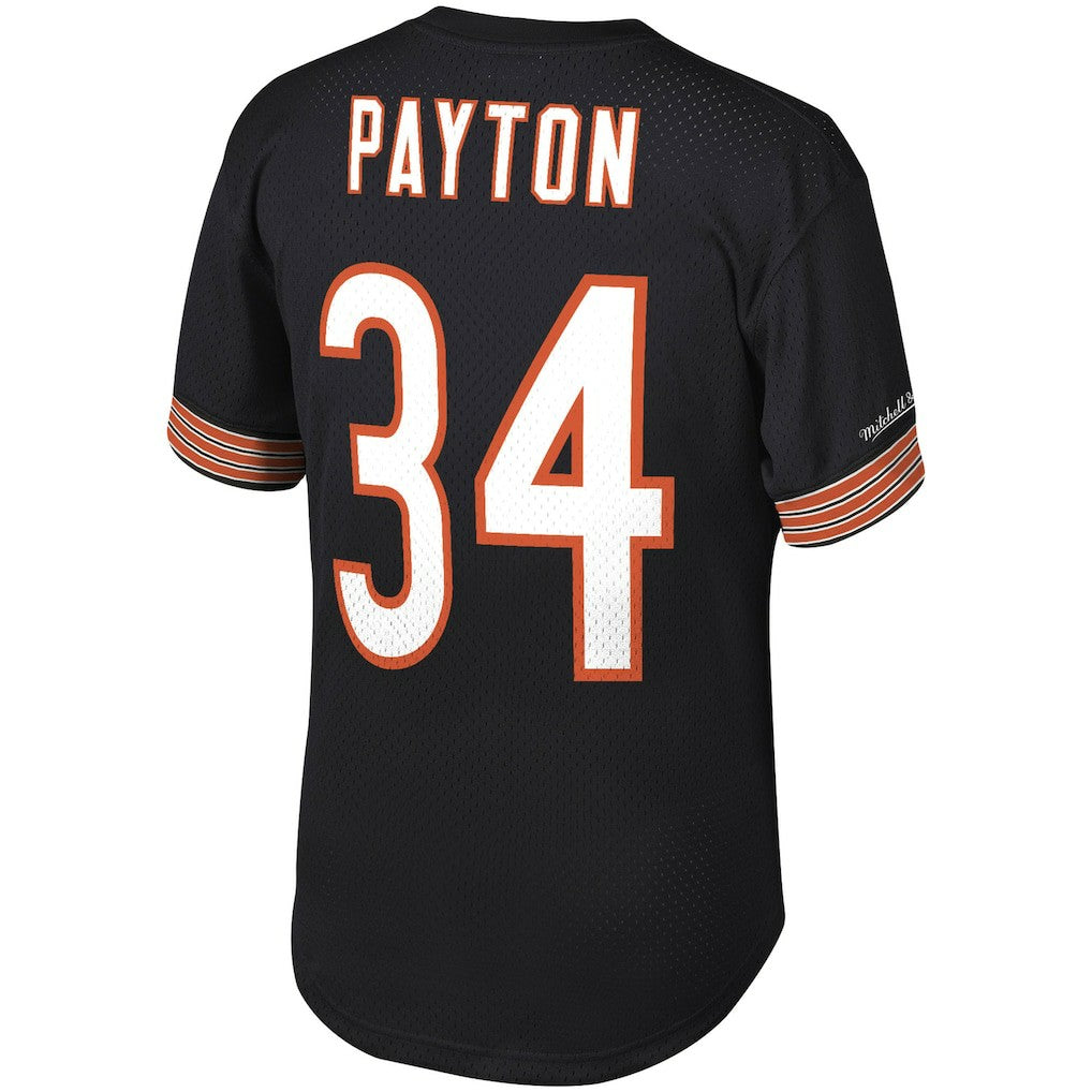 Walter Payton Chicago Bears Retired Player Name & Number Mesh Top Black - Mitchell & Ness