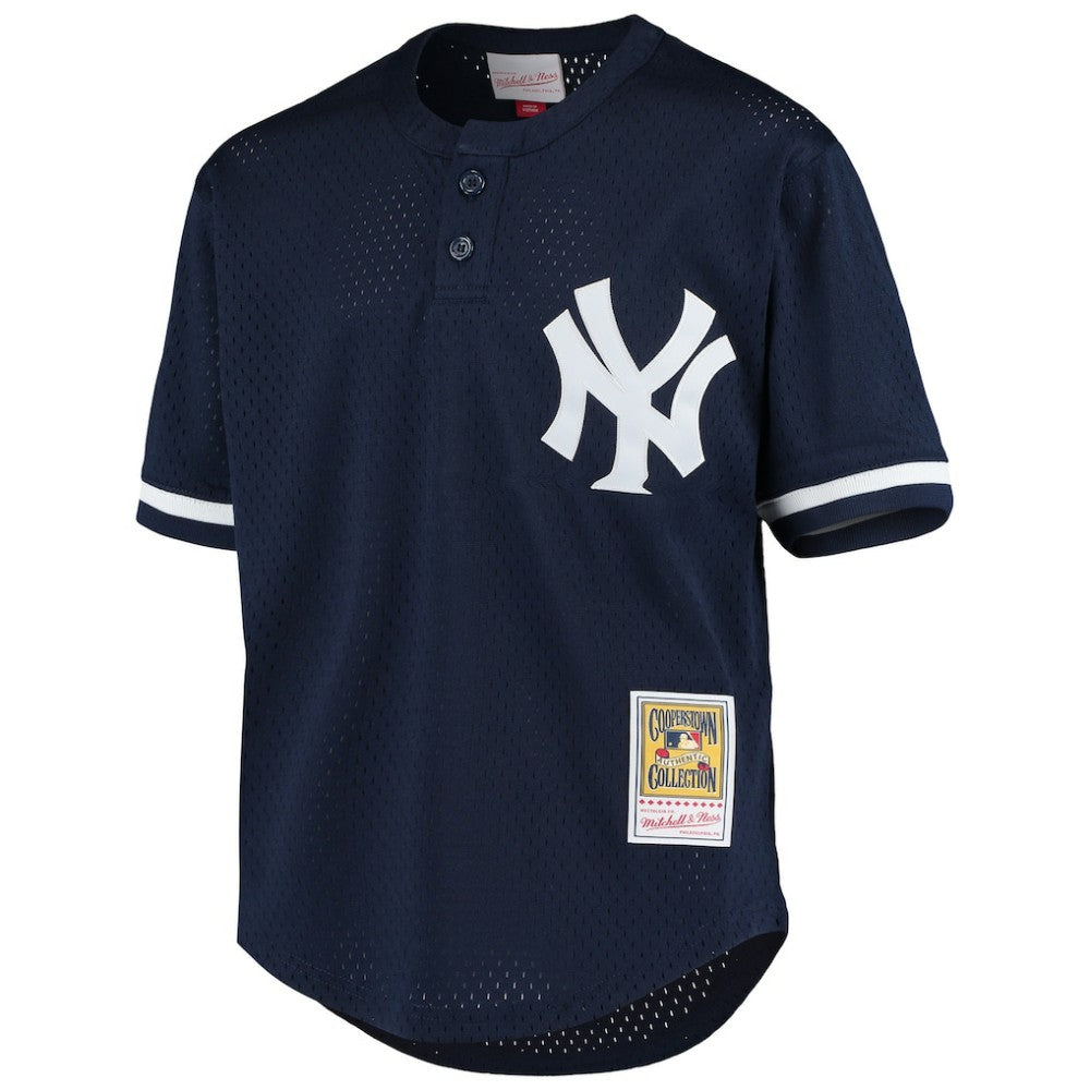 Derek Jeter New York Yankees Mitchell & Ness Youth Cooperstown Collection Mesh Batting Practice Jersey Lifestyle