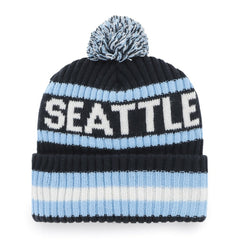 Seattle Kraken '47 Bering Cuffed Knit Hat with Pom Navy