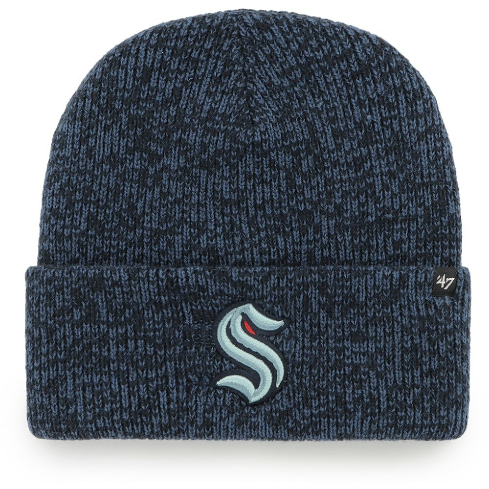 Seattle Kraken '47 Brain Freeze Cuffed Knit Hat Deep Sea Blue