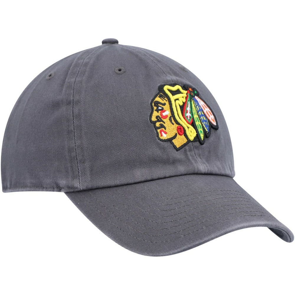 Chicago Blackhawks '47 Clean Up Adjustable Hat Charcoal