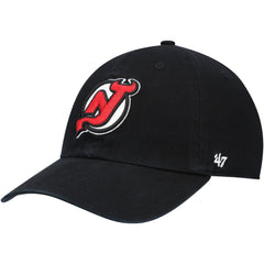 New Jersey Devils - '47 Primary Logo Clean Up Adjustable Hat Black