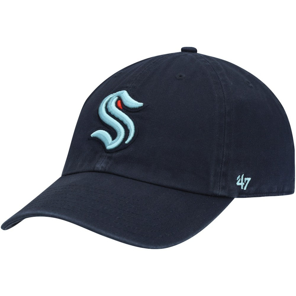 Seattle Kraken '47 Clean Up Adjustable Hat Deep Sea Blue