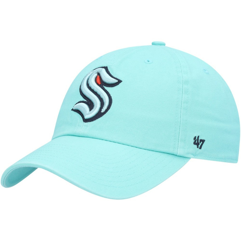 Seattle Kraken '47 Logo Clean Up Adjustable Hat Light Blue