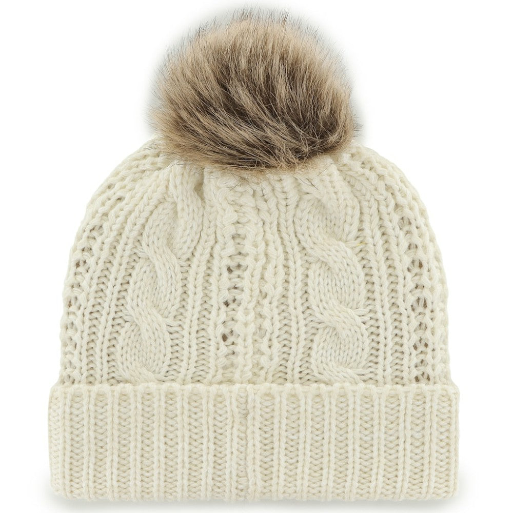 Buffalo Sabres - '47 Women's Meeko Cuffed Knit Hat with Pom White