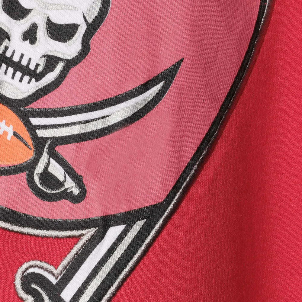 Tampa Bay Buccaneers Big & Tall Block Party Pullover Hoodie Red/Pewter - Fanatics