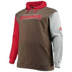 Tampa Bay Buccaneers Big & Tall Pullover Hoodie Red/Black - NFL