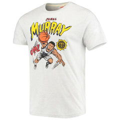 NBA - Jamal Murray Denver Nuggets Homage Comic Book Player Tri-Blend T-Shirt - Ash