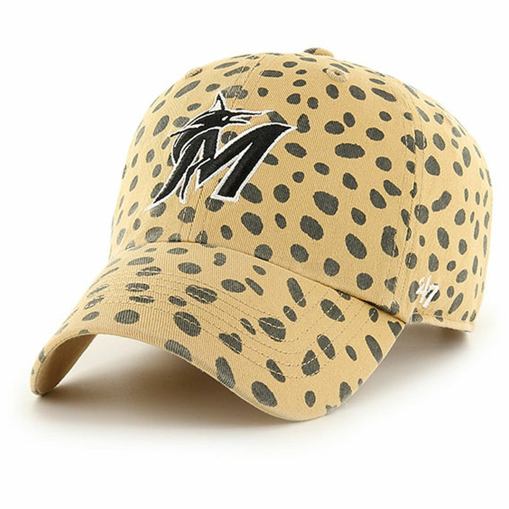 Miami Marlins '47 Women's Cheetah Clean Up Adjustable Hat Online