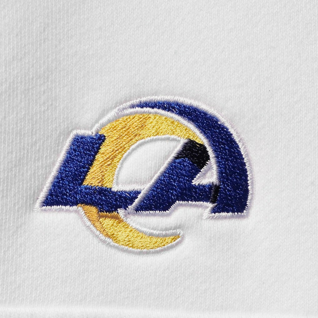Los Angeles Rams Vineyard Vines Women's Shep Shirt Quarter-Zip Sweatshirt White - NFL