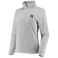 New York Yankees Vineyard Vines Women's Stripe Sankaty Half-Zip Pullover Top On Sale