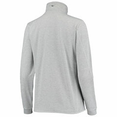 New York Yankees Vineyard Vines Women's Stripe Sankaty Half-Zip Pullover Top On Sale