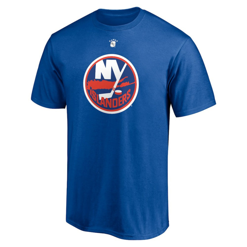 Glenn Resch New York Islanders - Fanatics Authentic Stack Retired Player Nickname & Number T-Shirt Royal