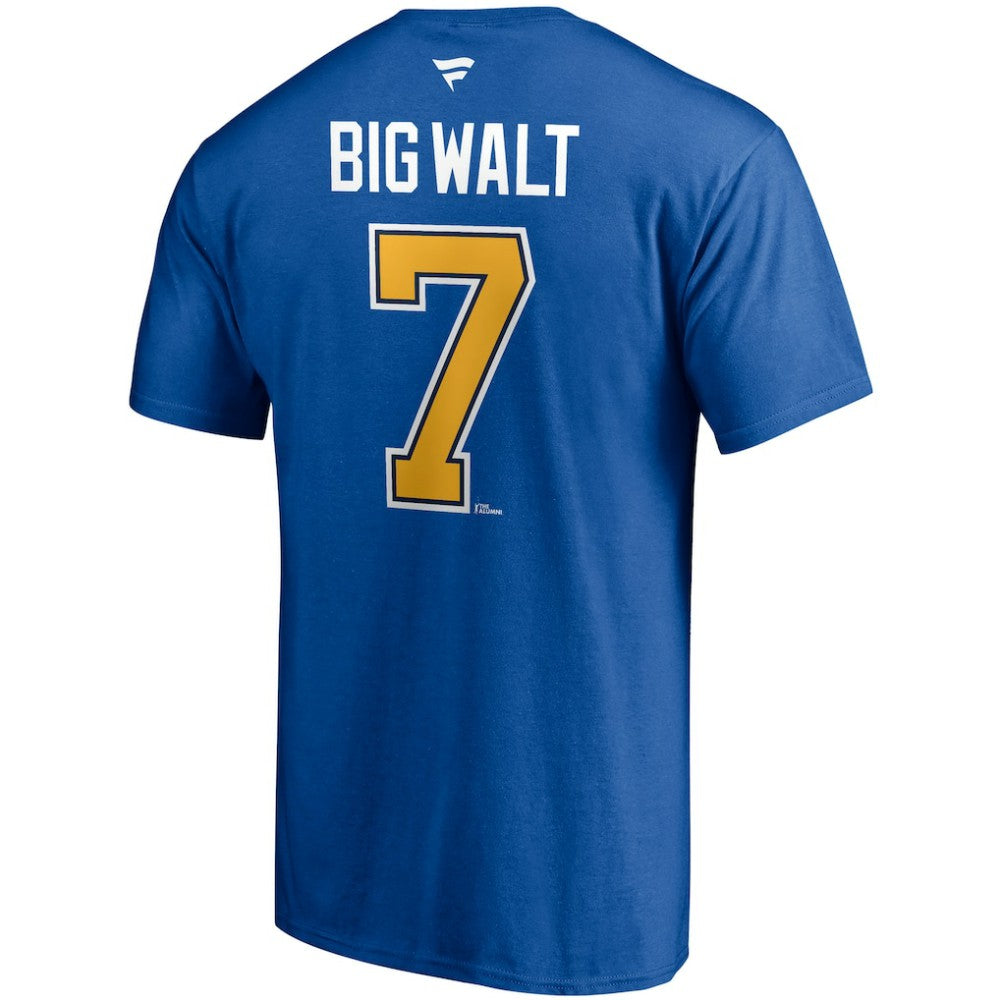 Keith Tkachuk St. Louis Blues - Fanatics Authentic Stack Retired Player Nickname & Number T-Shirt Blue