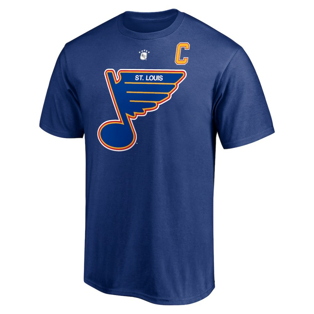 Brett Hull St. Louis Blues - Fanatics Authentic Stack Retired Player Nickname & Number T-Shirt Blue
