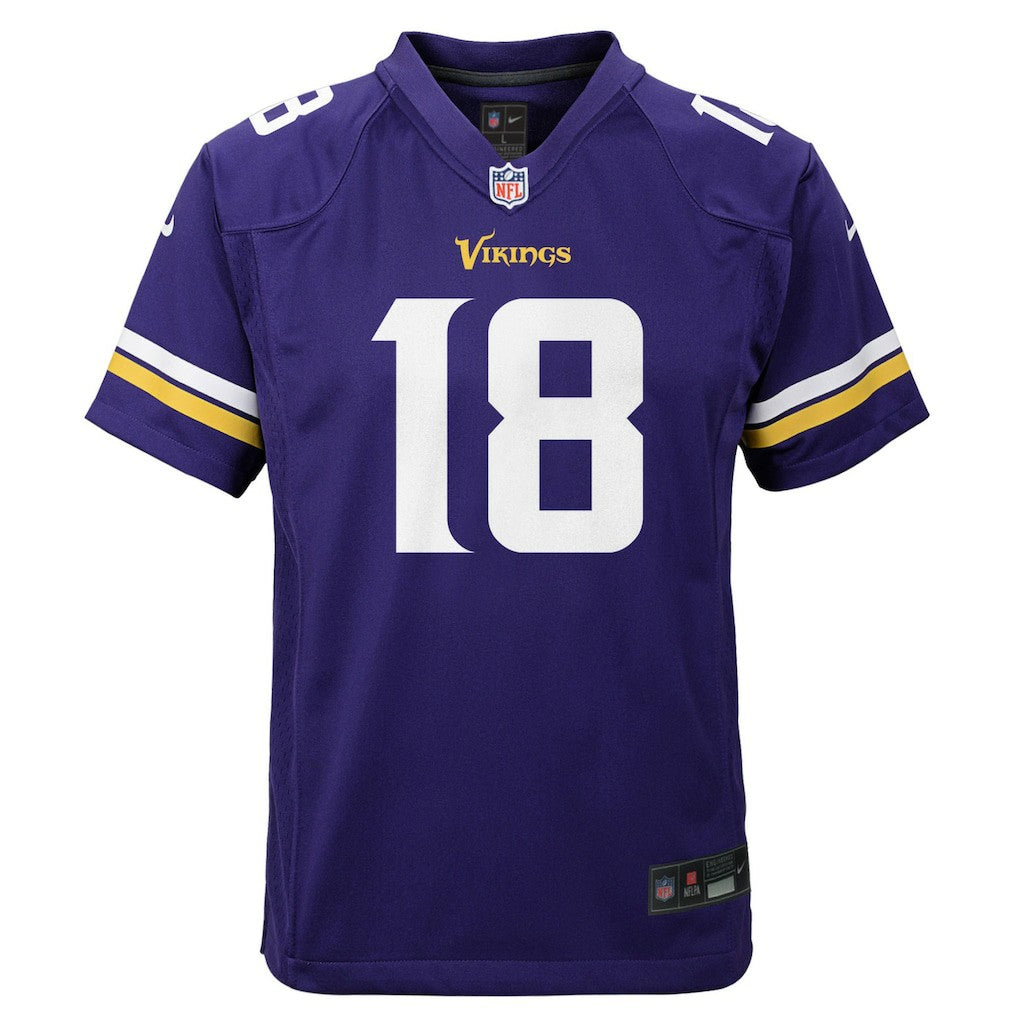 Justin Jefferson Minnesota Vikings Youth Game Jersey Purple - Nike