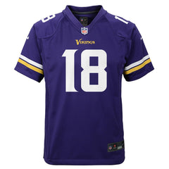 Justin Jefferson Minnesota Vikings Youth Game Jersey Purple - Nike