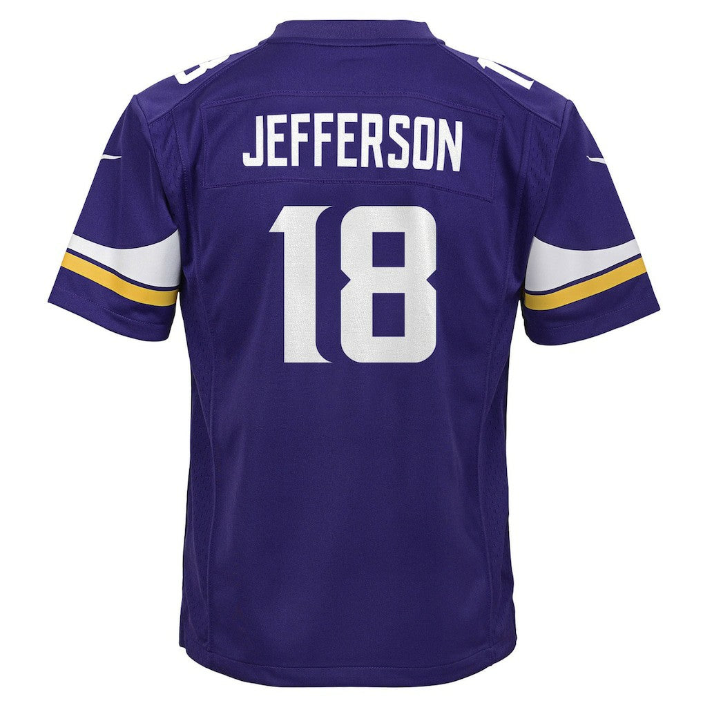 Justin Jefferson Minnesota Vikings Youth Game Jersey Purple - Nike