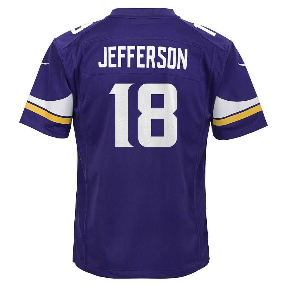 Justin Jefferson Minnesota Vikings Youth Game Jersey Purple - Nike