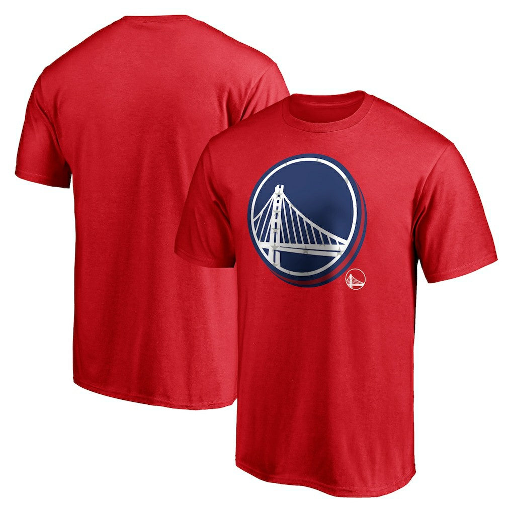 NBA - Golden State Warriors Red White & Team T-Shirt - Red