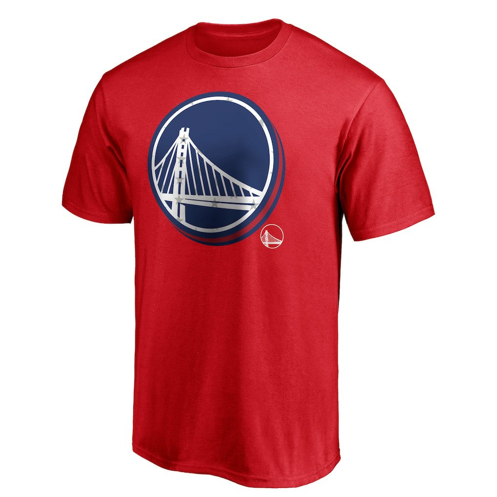 NBA - Golden State Warriors Red White & Team T-Shirt - Red