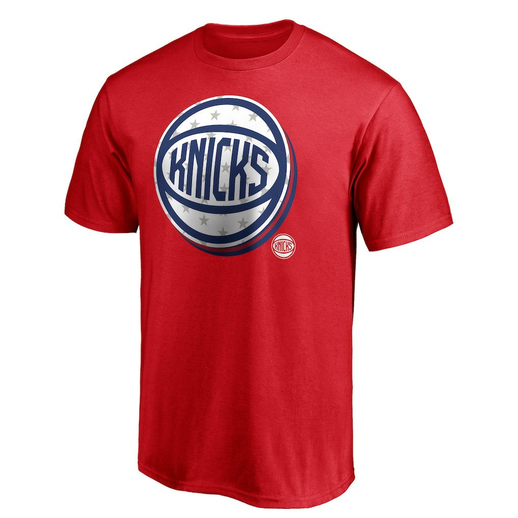 NBA - New York Knicks Red White & Team T-Shirt - Red