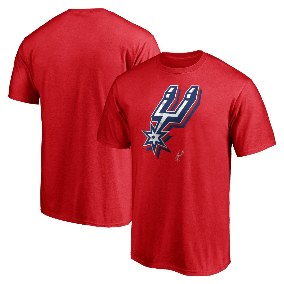 NBA - San Antonio Spurs Red White & Team T-Shirt - Red