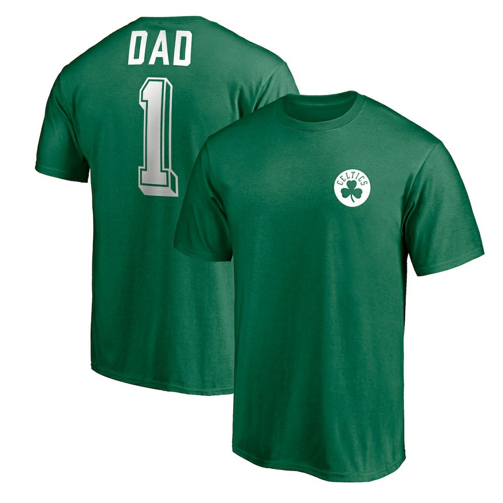 NBA - Boston Celtics Number One Dad T-Shirt - Green