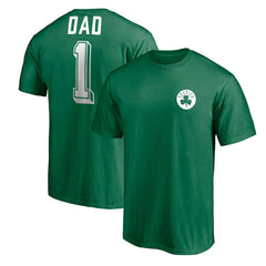 NBA - Boston Celtics Number One Dad T-Shirt - Green