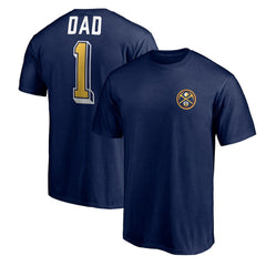 NBA - Denver Nuggets Number One Dad T-Shirt - Navy