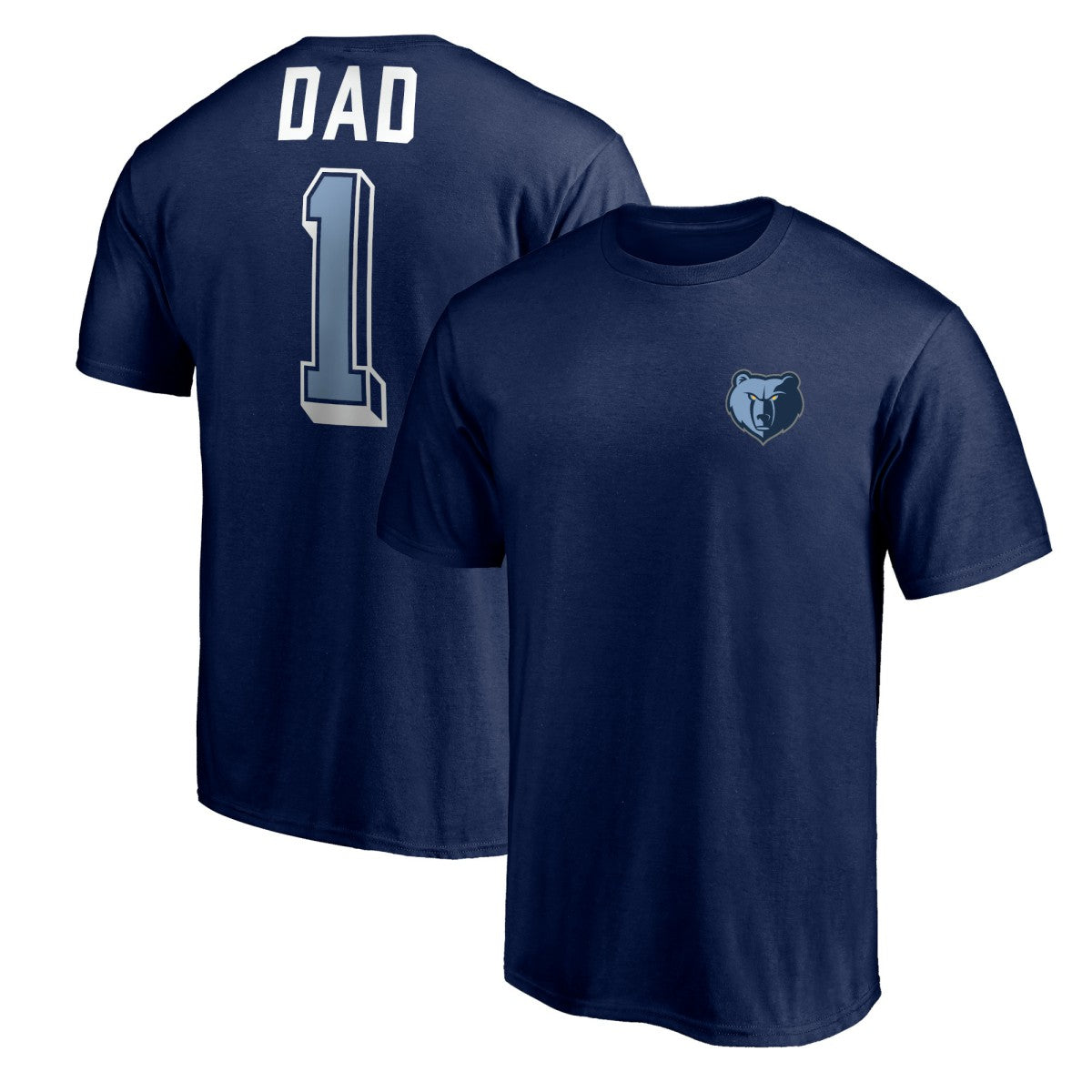 NBA - Memphis Grizzlies Number One Dad T-Shirt - Navy