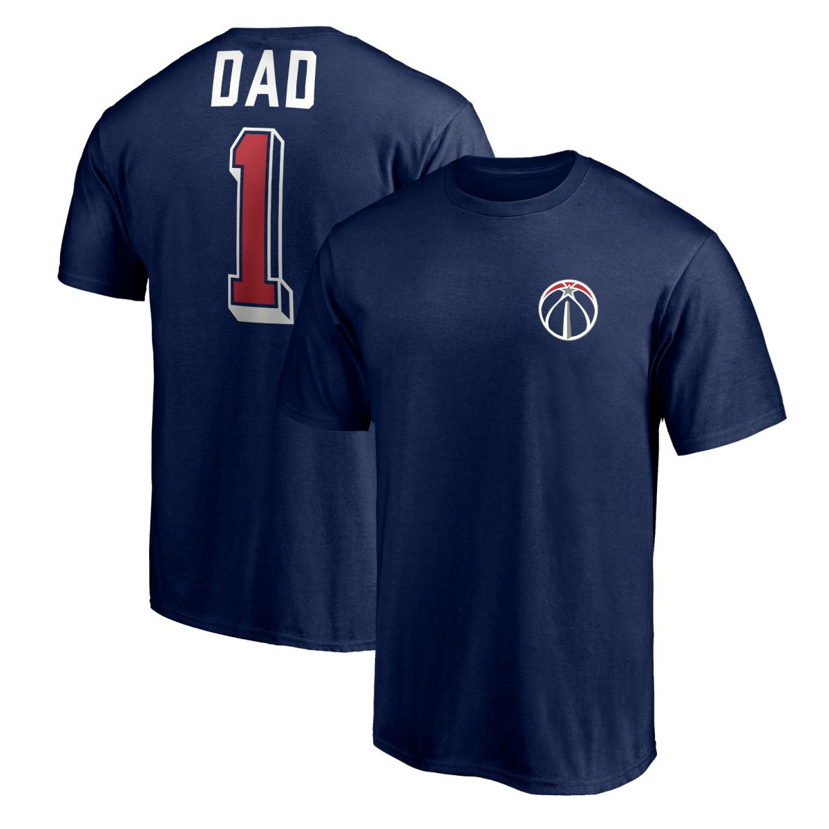NBA - Washington Wizards Number One Dad T-Shirt - Navy