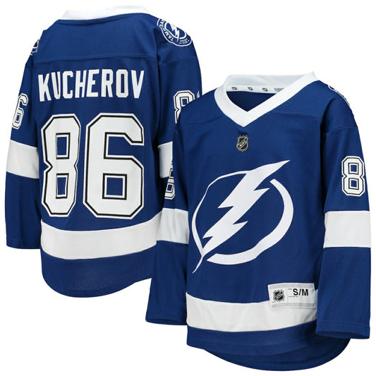 Nikita Kucherov Tampa Bay Lightning Youth Home Replica Player Jersey - Blue | NHL Jerseys